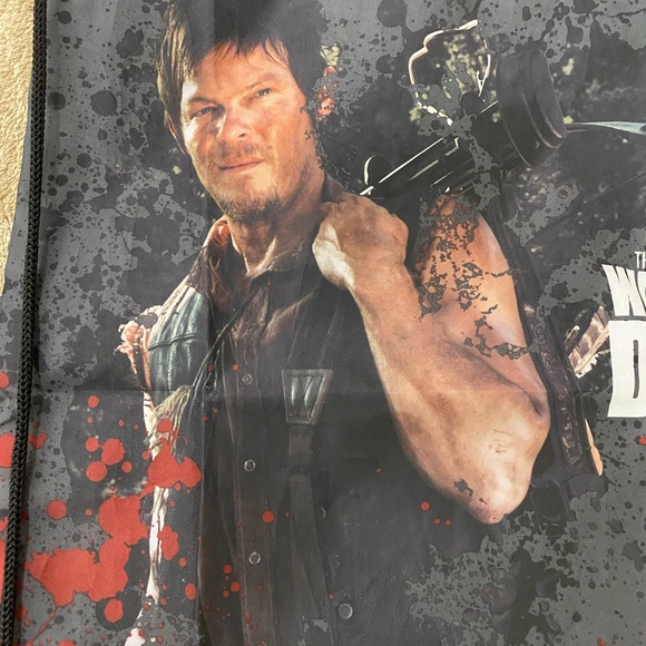 AMC The Walking Dead Daryl Dixon Drawstring Backpack - Picture 4 of 13